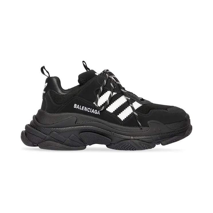 Balenciaga x adidas Triple S Black White (712764W2ZB21090)