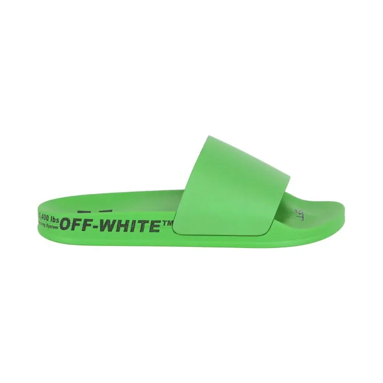 Off-White Industrial Belt Slides Green Black (OMIC001S22-MAT00-15510)