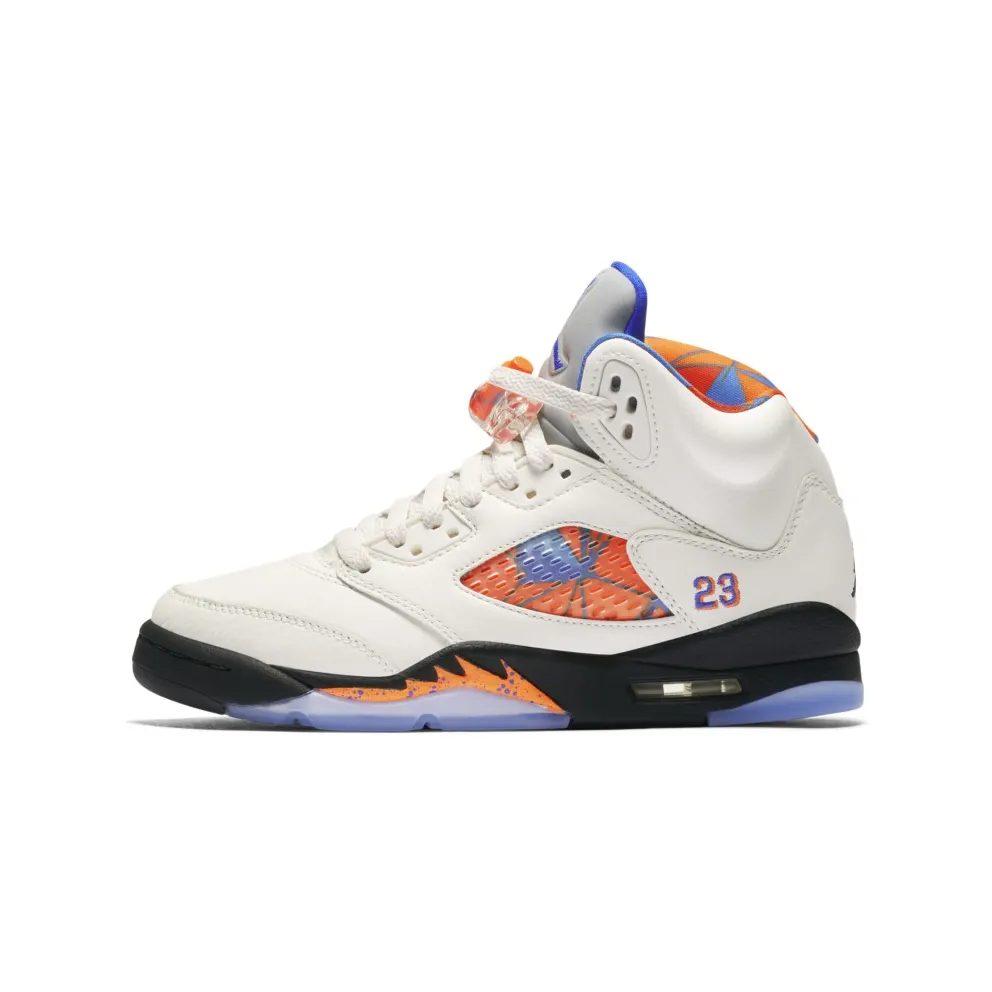 Jordan 5 Retro International Flight (GS) Sail/Racer Blue-Cone-Black (440888-148)