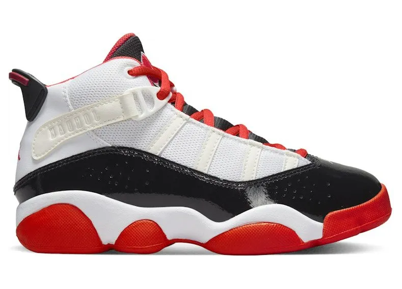 Jordan 6 Rings White Black Sail Team Orange (DV1343-108)