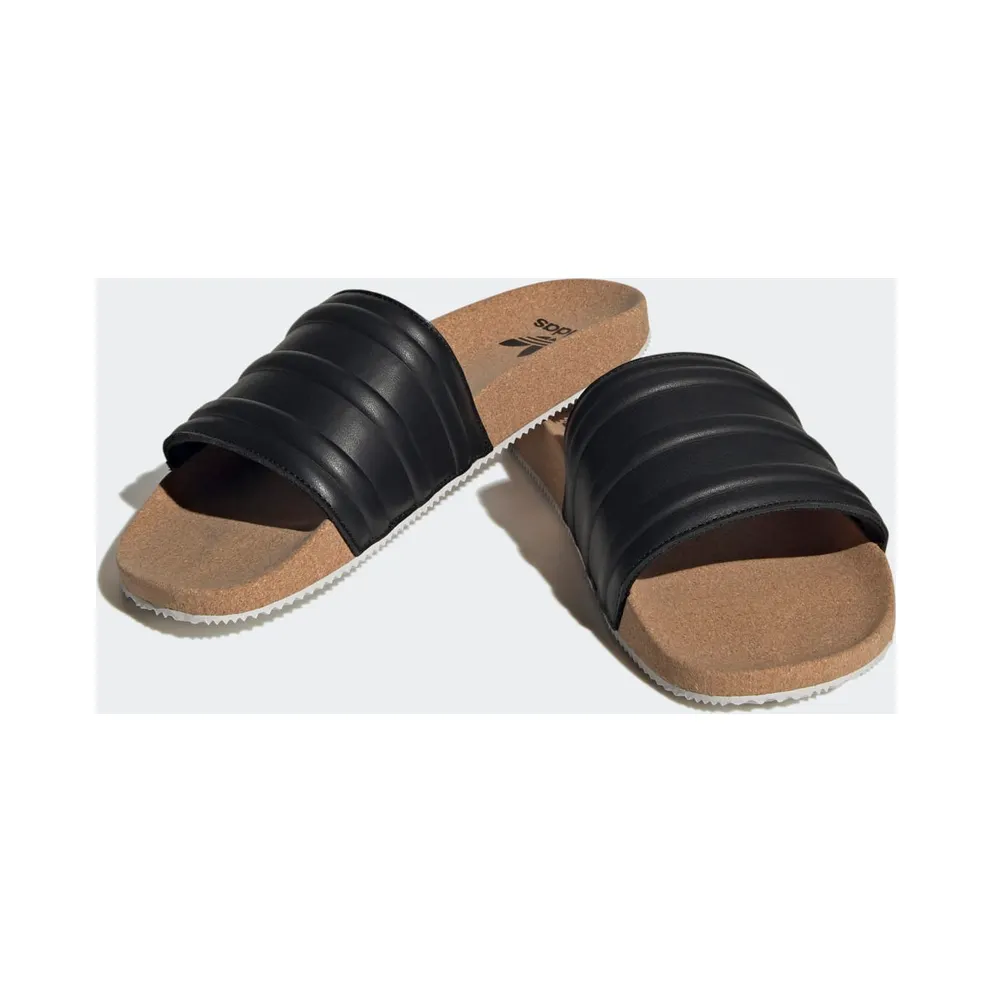 Adidas Island Club Adilette Premium Slides Core Black / Core Black / Light Solid Grey (HQ1998)