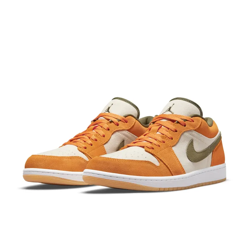 Air Jordan 1 Low Orange Olive Light Curry (DH6931-102)