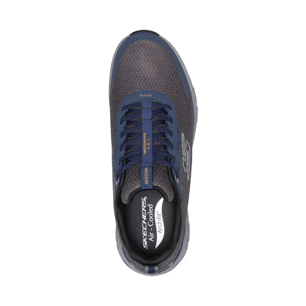Skechers Waterproof: Arch Fit Glide-Step All-Terrain – Peak Crest Sneaker Marine/Houtskool