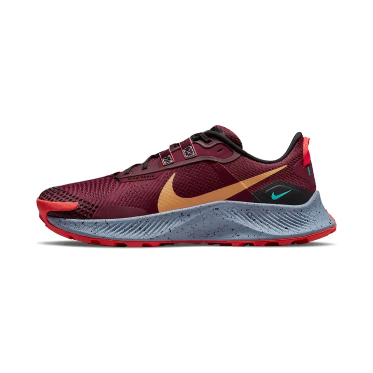Nike Pegasus Trail 3 Red “Dark Beetroot / Black / Bright Crimson / Wheat” (DA8697-600)
