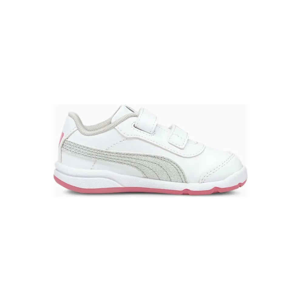 Puma Stepfleex 2 SL VE Glitz Mädchen Silber/Rosa/Weiß (193622-05)