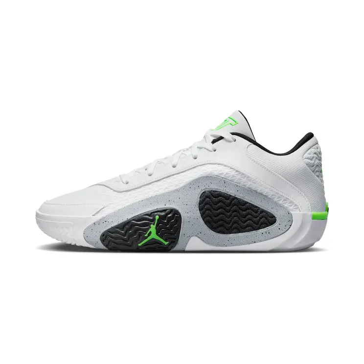 Jordan Tatum 2 Neon “White / Black / Wolf Grey / Electric Green” (FJ6457-100)