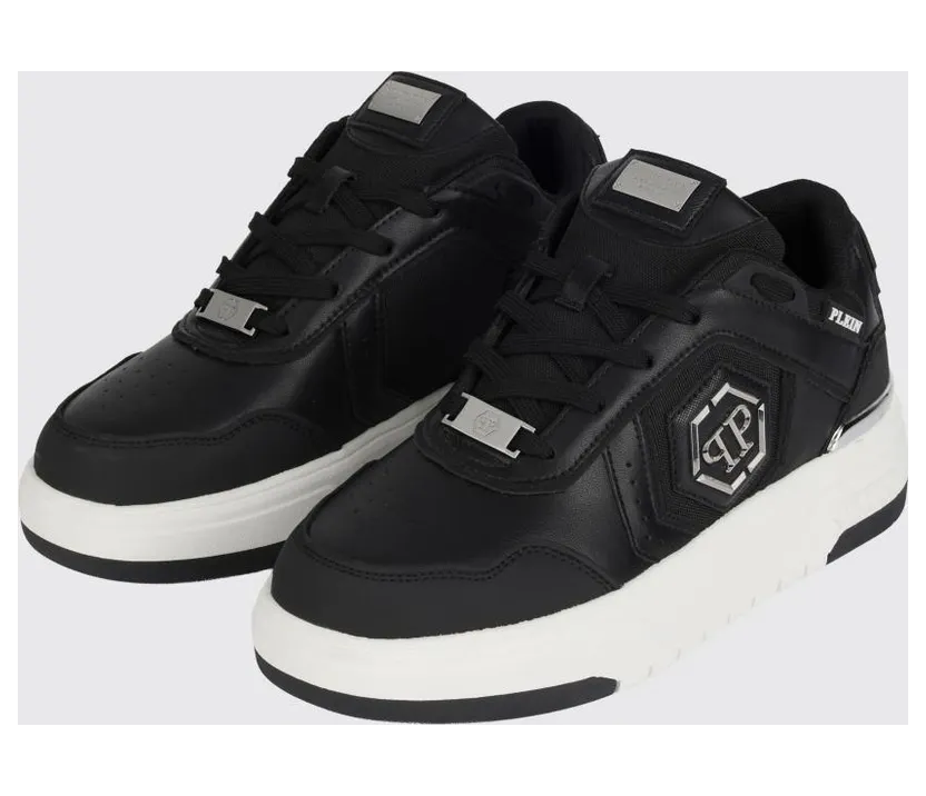 Philipp plein Runner Hexagon Predator Lace-up Sneakers Black (SAFSUSC0925PTE003N02)