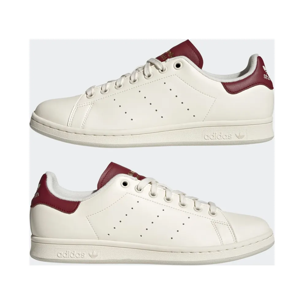 Adidas Stan Smith Off White / Orbit Grey / Collegiate Burgundy (GX4420)