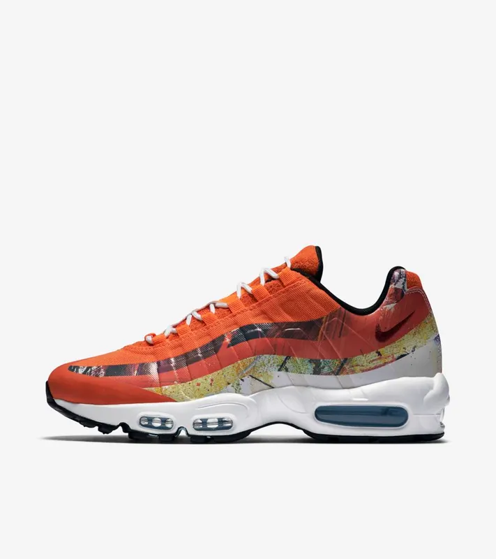 Nike Air Max 95 Dave White Fox Cayenne/Team Maroon-Neutral Grey (872640-600)