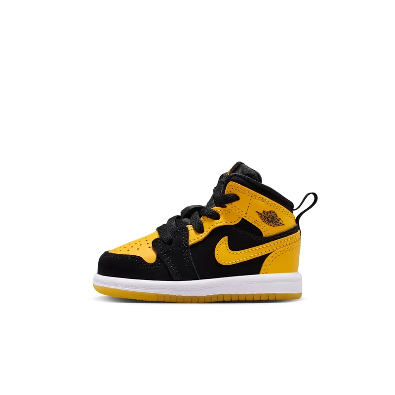Jordan 1 Mid SE TD “Black/Varsity Maize-White” (HJ5939-071)
