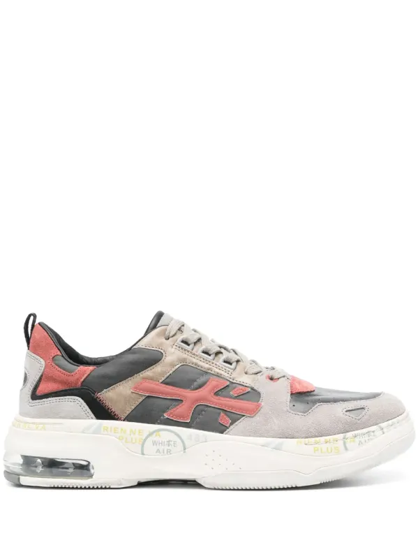 Premiata Drake Sneakers mit Kontrasteinsätzen – Grau (DRAKE0306)