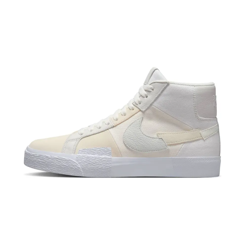 Nike SB Zoom Blazer Mid Premium Skateboardschuh – Weiß Weiß (FB3262-100)