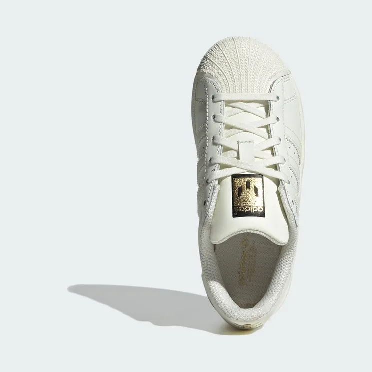 adidas Superstar Messi Kids “Ivory / Ivory / Gold Metallic” (KH5335)