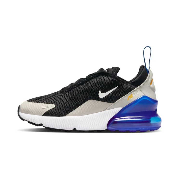 Nike Air Max 270 “Black / Game Royal / Light Bone / White” (AO2372-050)