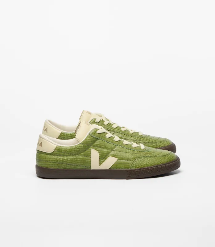 VEJA Panenka sneakers met hagedissen-effect – Groen (FU0221392)