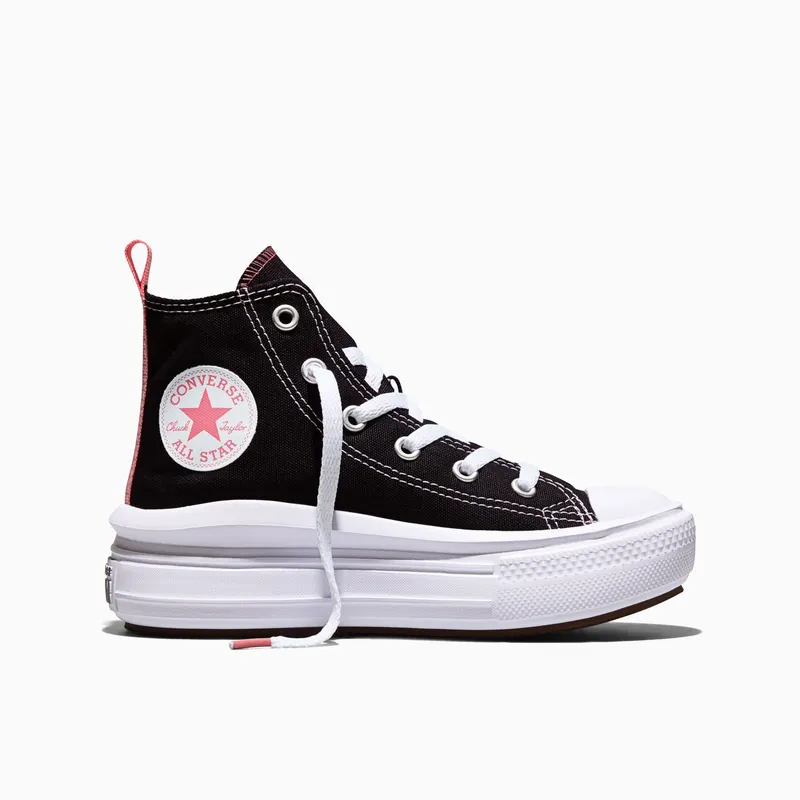 Converse Canvas Color Chuck Taylor All Star Move Black/pink Salt/White
