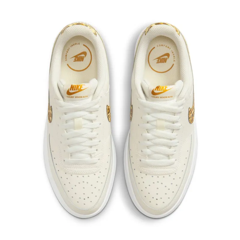 Nike Court Vision Alta Low Phantom Leopard (DM0113-004)