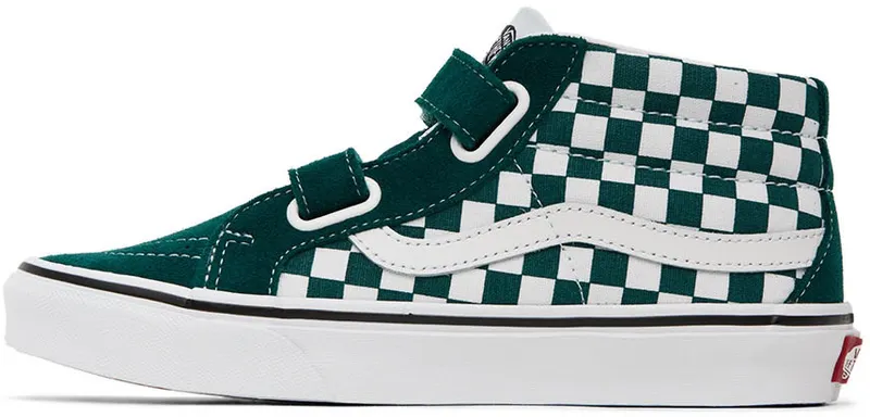 Vans Kids Green & White Sk8-Mid Reissue V Big Kids (VN0A4UI560Q)