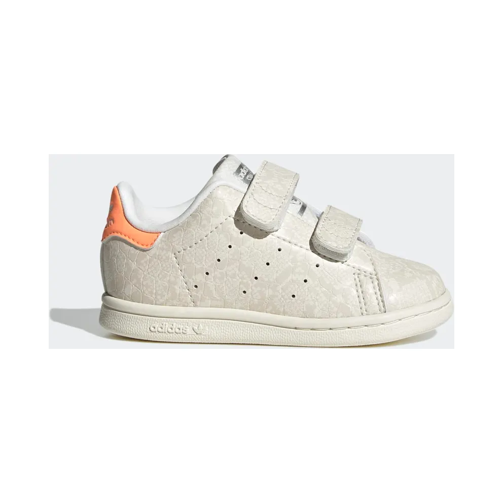 adidas Stan Smith Schuh Core White / Core White / Beam Orange (HP9762)