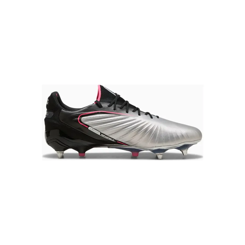 Puma King Ultimate MxSG Silver Black Sun Struck White (108304-03)