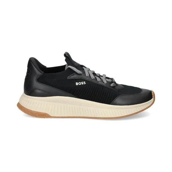 Hugo Boss Boss in Strickoptik “Black” (50523162)