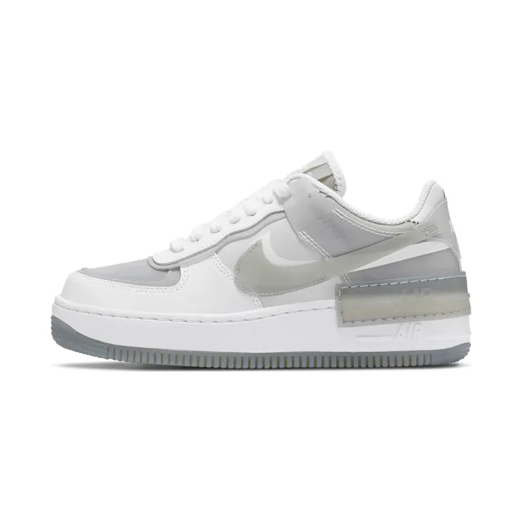 Nike Air Force 1 Shadow “White / Grey Fog / Photon Dust / Particle Grey” (CK6561-100)