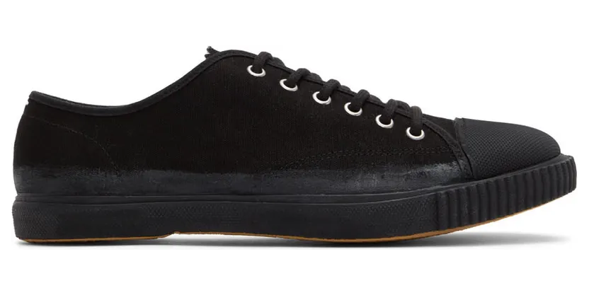 Maison Margiela White Cotton Plimsoll Low Sneakers (S57WS0420 P3378)