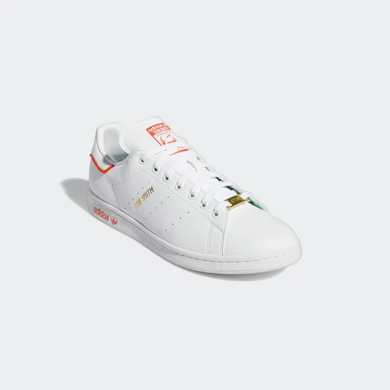 Adidas Stan Smith Cloud White / Cloud White / Orange (GW0488)