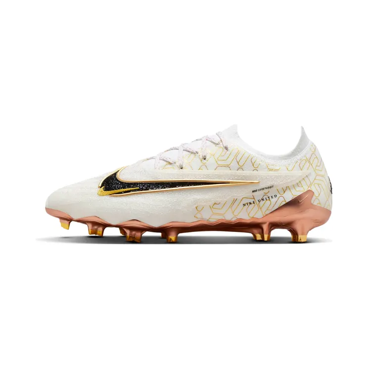 Nike Gripknit Phantom GX Elite FG United Golden Pack “White / Metallic Gold / Black” (HJ0704-100)