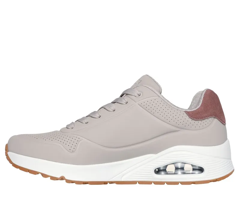 Skechers UNO – Suited On Air Sneaker Taupe