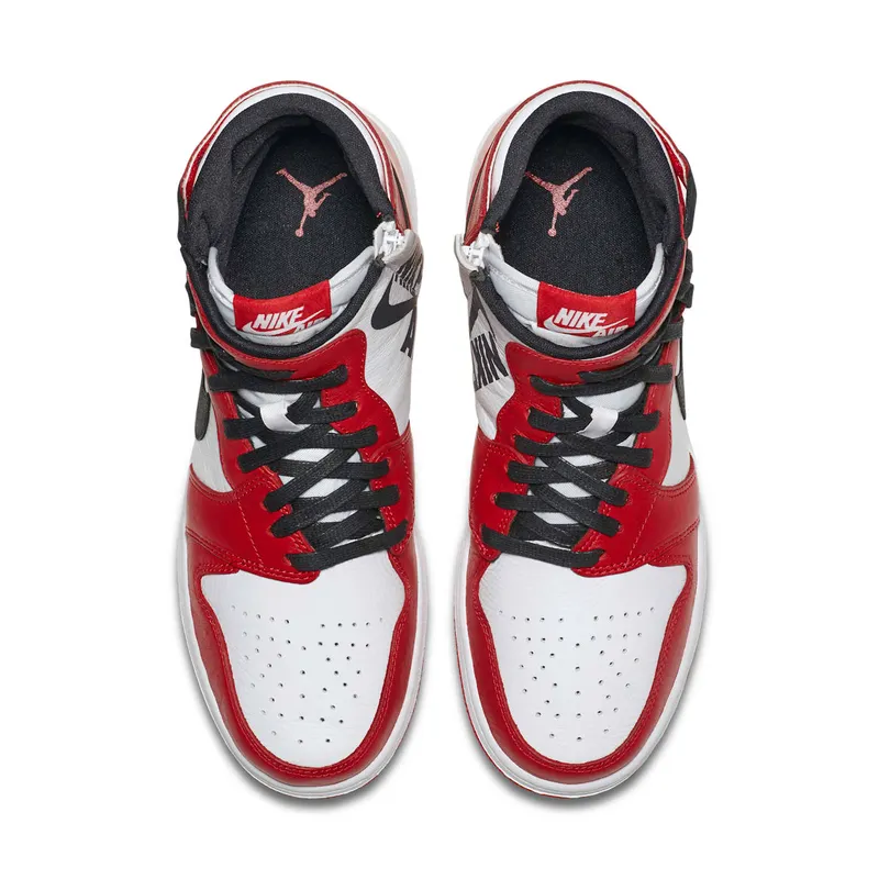Jordan 1 Rebel XX Chicago (W) White/Black-University Red (AT4151-100)