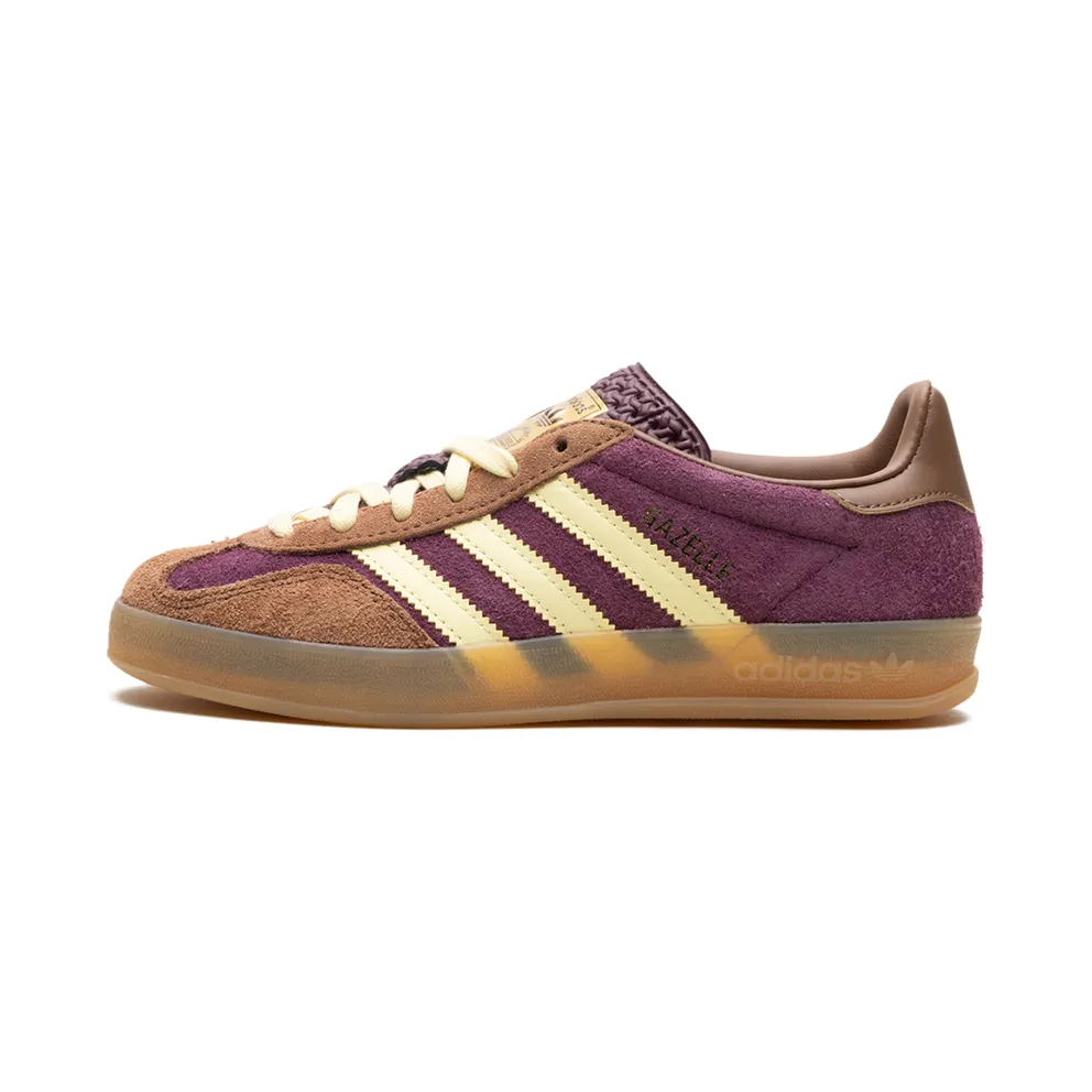 Adidas Gazelle Indoor Maroon / Almost Yellow / Preloved Brown (JI0324)
