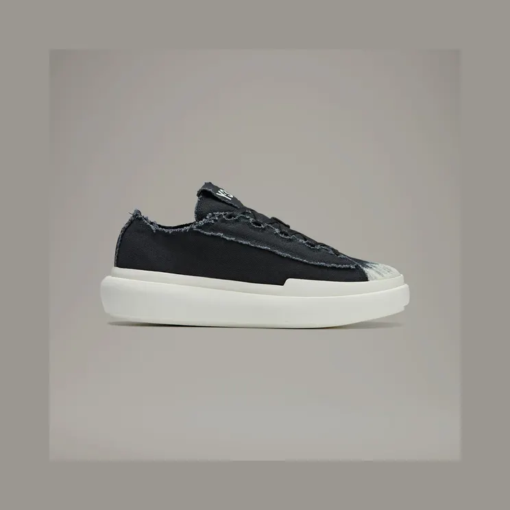 adidas Y-3 Nizza Low Black Off White Worn-In (IF7790)