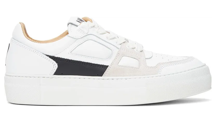 AMI Alexandre Mattiussi White & Black Ami de Cœur Sneakers (USN414.858)