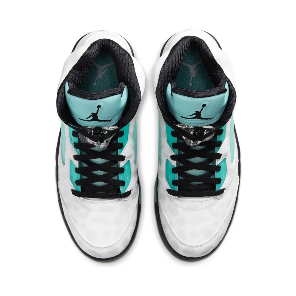 Jordan 5 Retro Island Green White/Black-White-Island Green (CN2932-100)