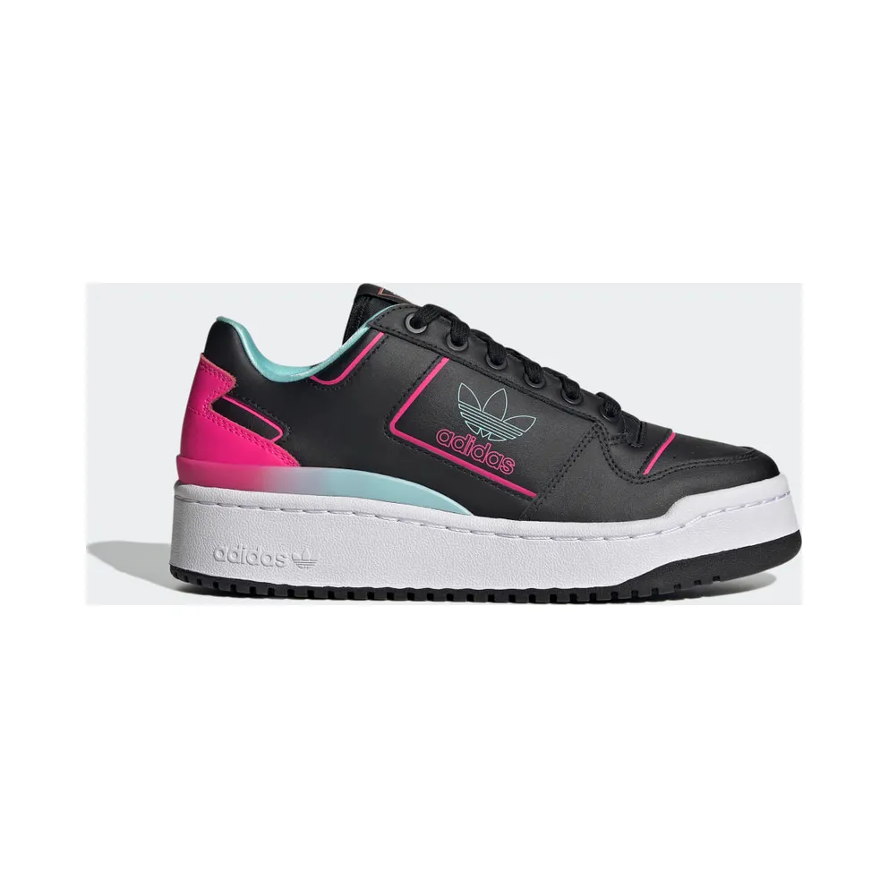 adidas Forum Bold Schuh Core Black / Clear Aqua / Team Shock Pink (GY4667)