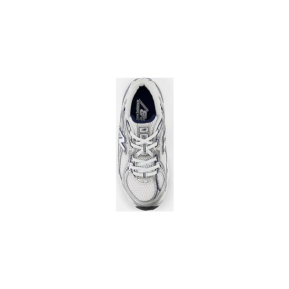New Balance 740 Bungee Lace White Metallic Silver Navy (PZ740WN)