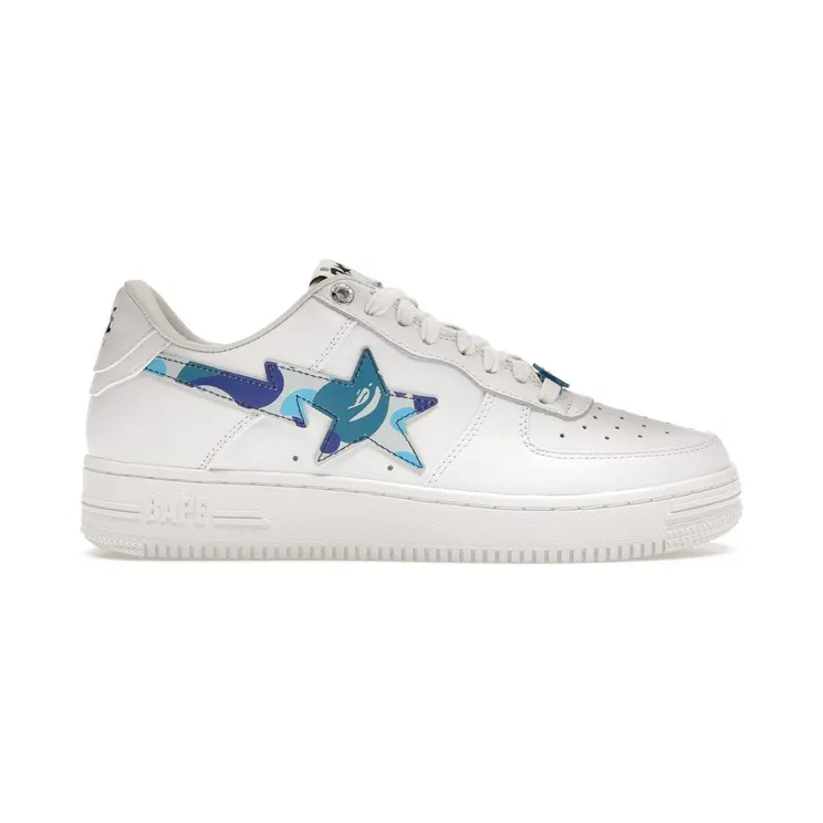 A Bathing Ape Bape Sta Low ABC Camo White Blue (2022) (1I70191005-BLU)