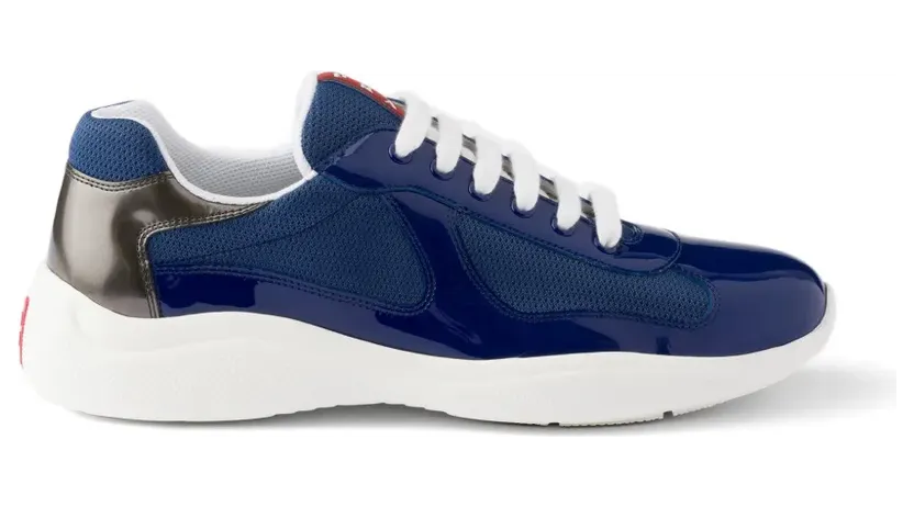 Prada America’s Cup Sneakers aus Lackleder und technischem Gewebe – Rot (4E3400FG0002ABO)