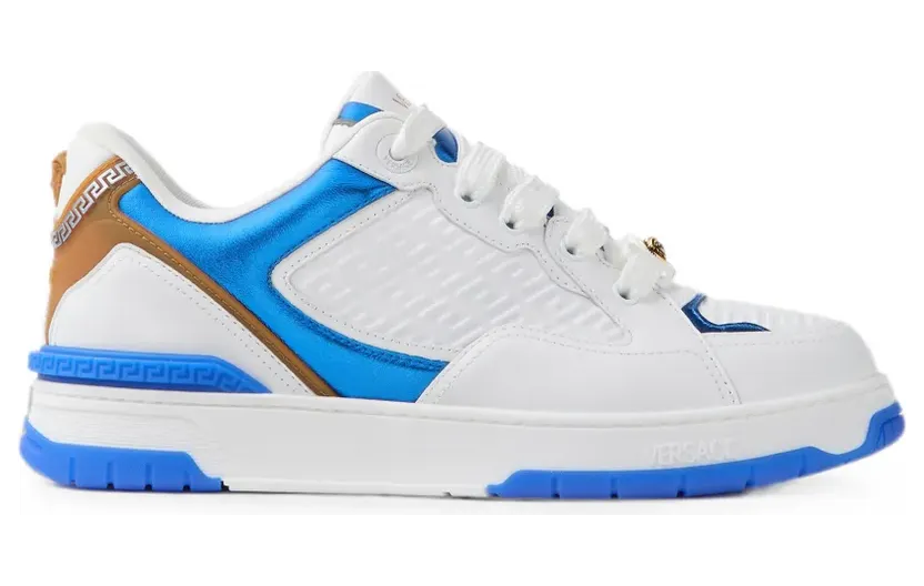 Versace Biggie Basket Sneakers aus Leder – Weiß (10256551A18959)