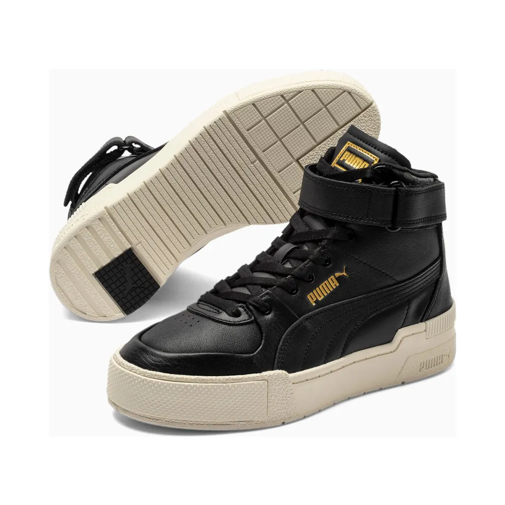 Puma Cali Sport Top Warm Up Black/White/Gold (37343606)