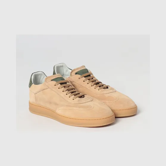 Soldini Akira Suede Sneakers Ecru (AKIRAAMALFIECRABT)