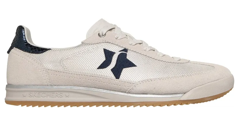 Skechers SKX 92 – Perfectly Shimmered Sneaker Off-White/Marine