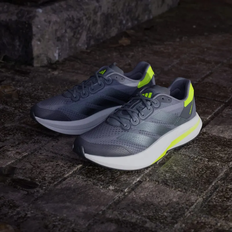 adidas Duramo Speed 2 Grey Iron Metallic Lucid Lemon (JS4411)