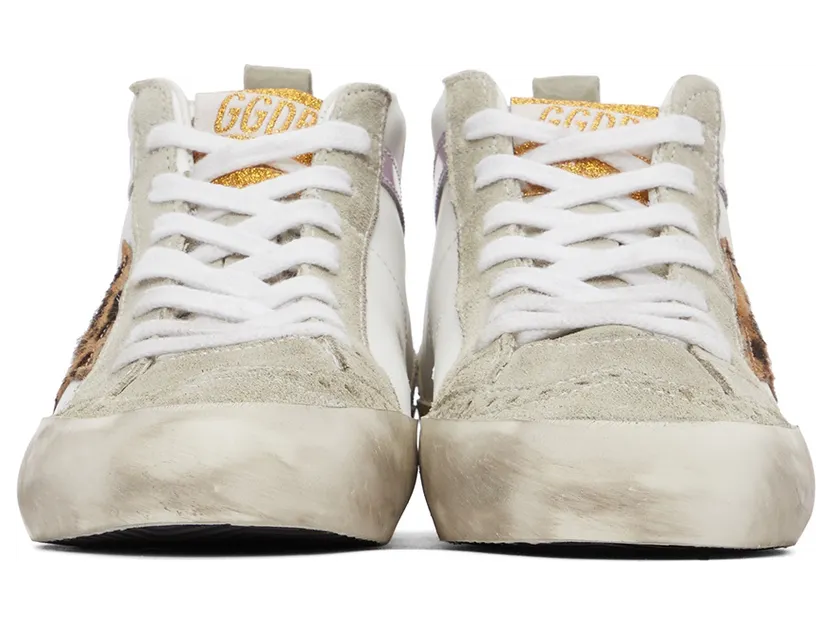 Golden Goose SSENSE Exclusive White & Grey Mid Star Classic Sneakers (GWF00122.F001212.80903) (2)