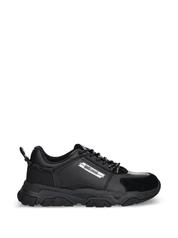 Just Cavalli Sneakers mit dicker Sohle – Schwarz (79QA3SH1ZPB52899)