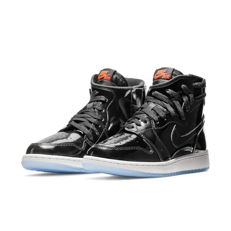 Jordan 1 Rebel XX Black Patent (W) Black/Black-Infrared 23-White (AR5599-001)