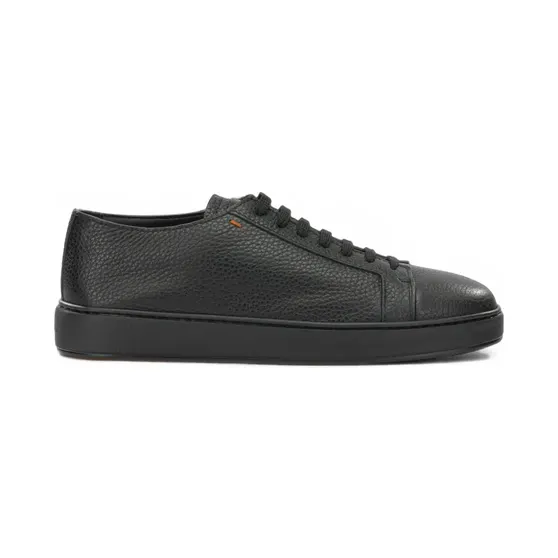 Santoni grained leather “Black” (MBCD21571NEAKMMDN01)