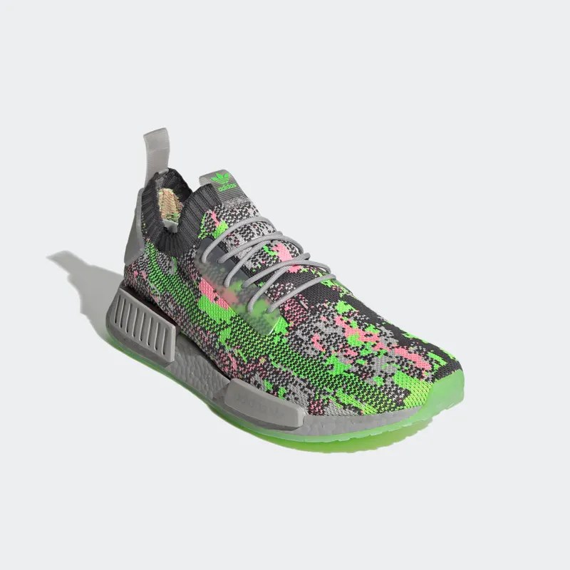 Adidas NMD_R1 Primeknit ‘Hyper Pop’ Grey Two/Grey Two/Hyper Pop (G57939)