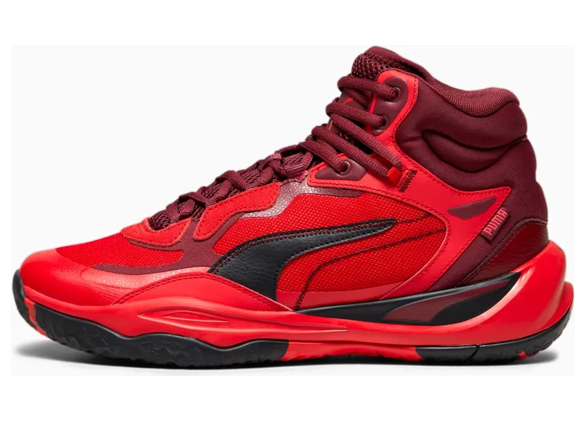 Puma Playmaker Pro Mid basketbalschoenen Rood (377902-10)